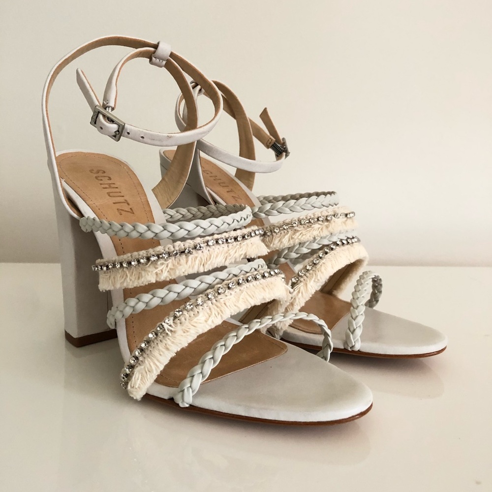 SCHUTZ Milina Sandal in Pearl 7